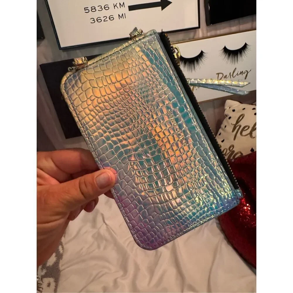 Bandolier Ariel pearl iridescent crossbody pouch/bag purse